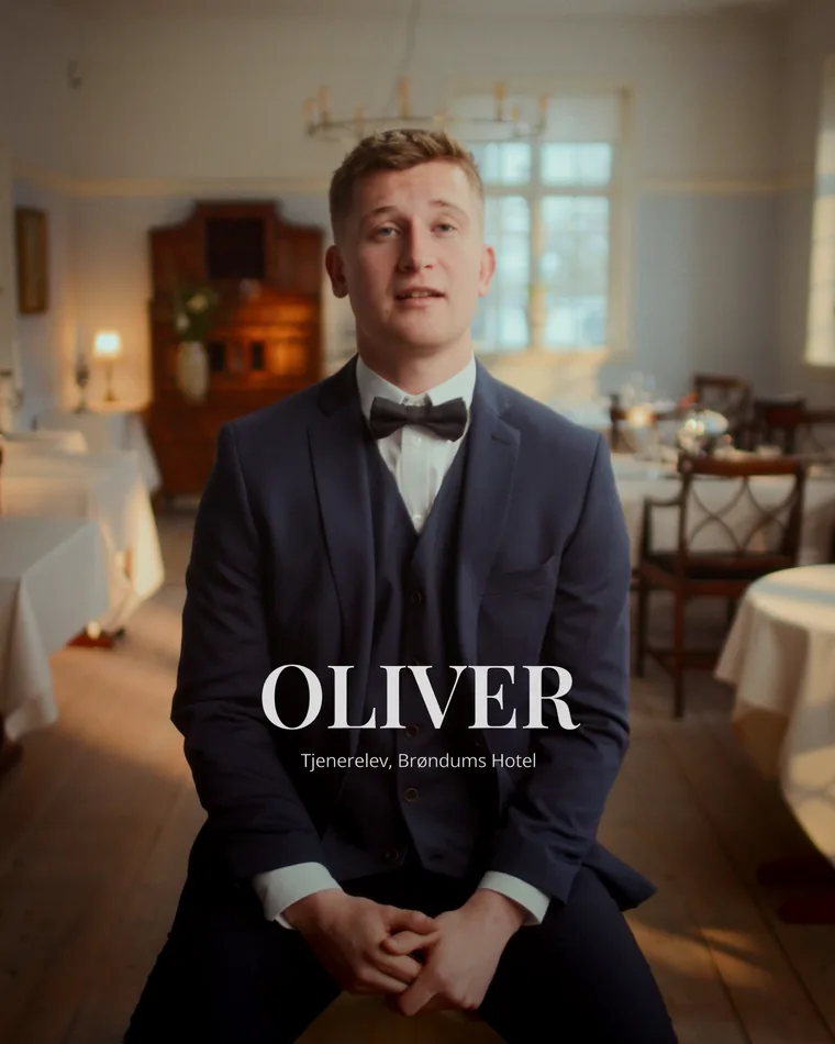 Still fra ENCHABELs employer branding-film for Brøndums Hotel